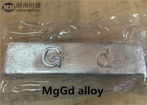 MgGd30% MgGd25% alloy ingot magnesium gadolinium master alloy ingot grain refiner