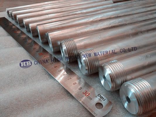 Extruded Magnesium sacrificial Water Heater Anode Rod with ISO9001 2008