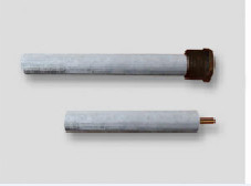 Boiler And Water Heater Anode Rod , Flexible Type Aluminum Zinc Anode Rod