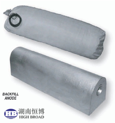 Cast Magnesium Anode D Shaped  for boats