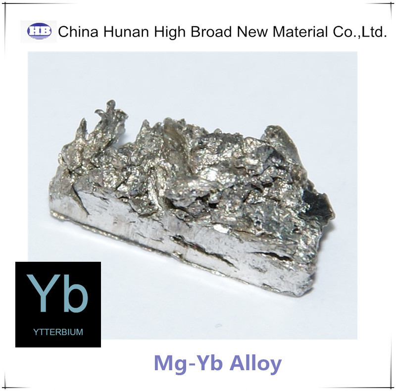 Mg - Yb5 - 30% Magnesium Ytterbium Alloy For Semi Casting / Hot Rolling Process