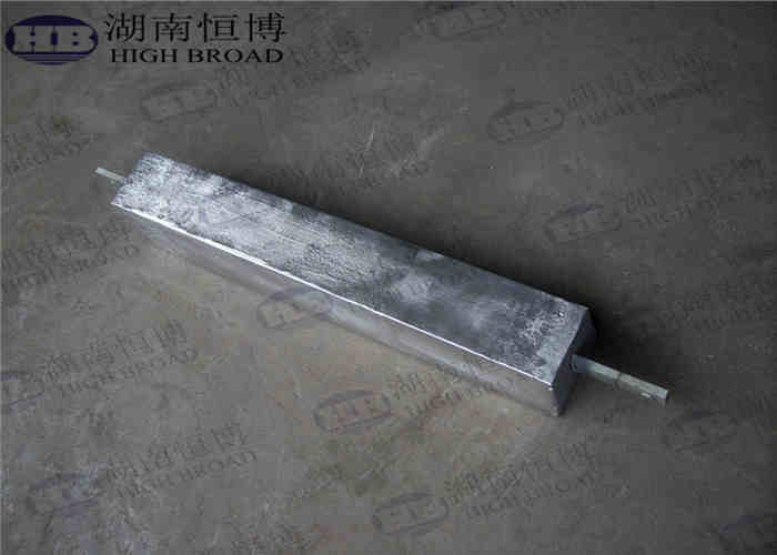 High Potential AZ63C M1C Magnesium Anode With Standard Ribbon Steel Core