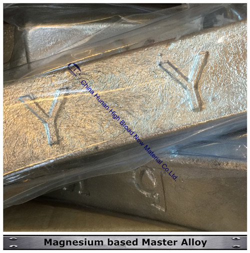 Y-Based Magnesium Master Alloy MgY Alloy Square / Round Bar