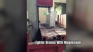 Lightweight AZ31B Magnesium Drone Frame Plate