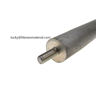 Extruded Magnesium Anode Rod Mg&gt;96% For Water Heater M6 Dia20mm L200-300mm