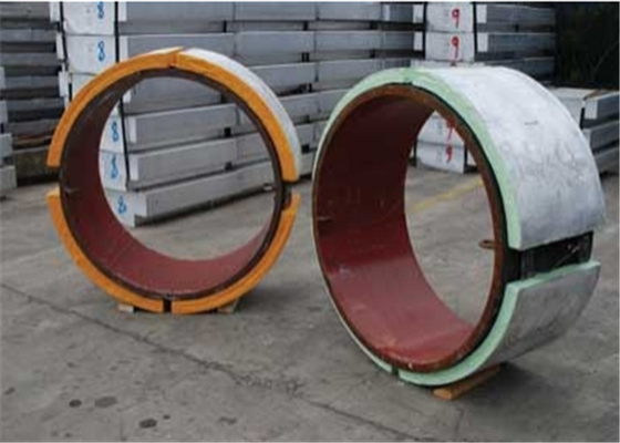 Round ASTM Sacrificial Aluminum Anode for Subsea Pipelines , Aluminum Bracelet anodes