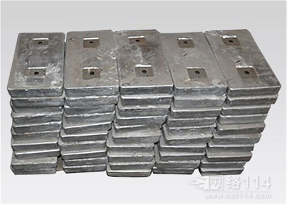 Anti-corrosion Zinc anode for boats / Zinc boat hull anodes US military standard