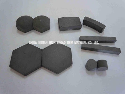Semi hexagon Ballistic Tiles rectangle short corner single curved bulletproof plate