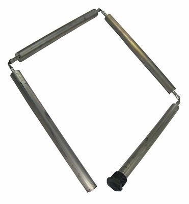 19mm Aluminum Alloy Compact Anode Rod 3/4 NPT 450mm Space-Efficient Design for Compact Condenser