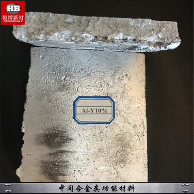 Fast Dispatch China Supplier YAl Yttrium Aluminum Master Alloy Y 80% Al 20% ingot