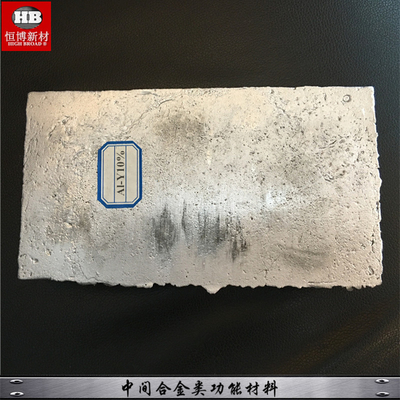 Fast Dispatch China Supplier YAl Yttrium Aluminum Master Alloy Y 80% Al 20% ingot