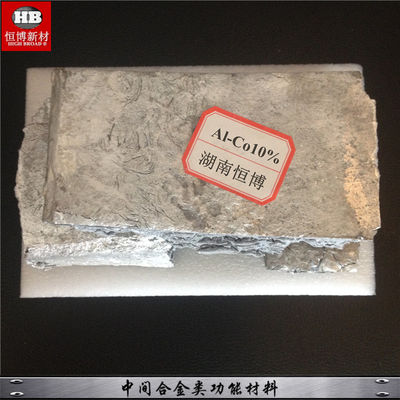AlCo Aluminum Cobalt Master Alloy Ingot AlCo10 AlCo20 For Aluminum Metal Smeltings