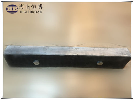 Aluminum Ballast Tank Anodes With Low Iron , High Purity Aluminum Zinc Indium Alloys