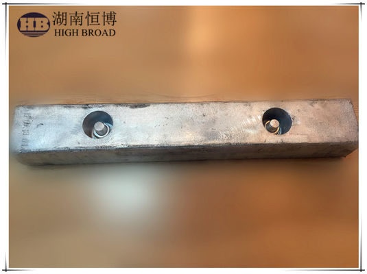 Fresh Water Tank Aluminum Sacrificial Anode Rod Hex Head 1 NPT Thread 600mm 1.8kg Al-Zn-Mg Alloy Potable Grade