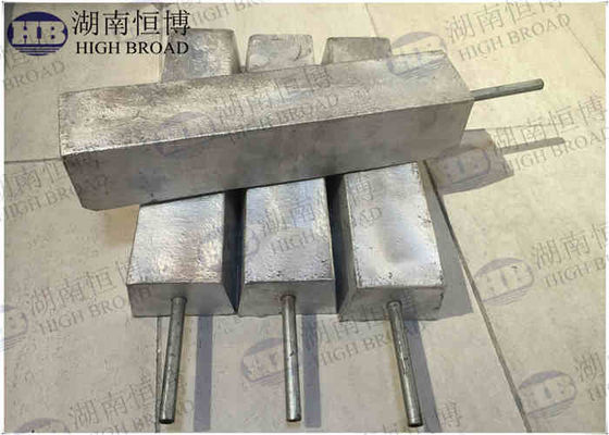 Fresh Water Tank Aluminum Sacrificial Anode Rod Hex Head 1 NPT Thread 600mm 1.8kg Al-Zn-Mg Alloy Potable Grade
