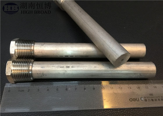 22mm Zinc Alloy Combo Anode Rod 3/4 NPT 750mm Dielectric Nipple Odor Control for Residential Water Heater