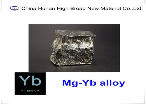 Magnesium Ytterbium Master Alloy MgYb5-MgYb30 Ingot for Aging Response Enhancement and Thermal Stability Improvement with 5% to 30% Ytterbium Content