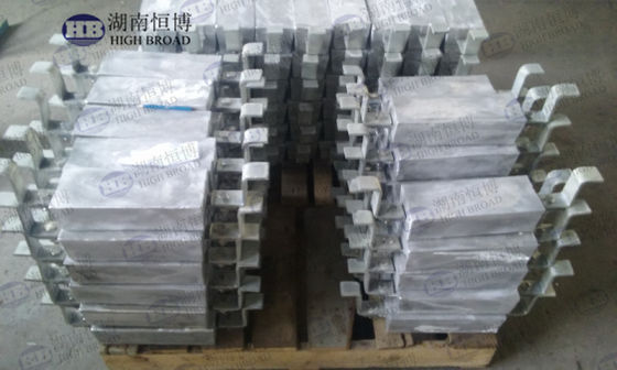 Smooth Surface Magnesium Alloys Sacrificial Anodes 1.7 V Voltage High Potential M1C