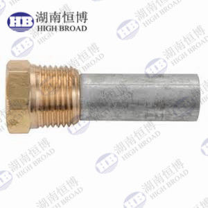 40mm Magnesium Alloy Ultra-Long Anode Rod Custom Thread 2000mm Tank Protection for Industrial Process Tank