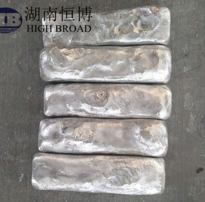 MgZr25 Magnesium Zirconium Master Alloy with 25% Zirconium Content for Grain Refinement in 5kg Waffle Ingot