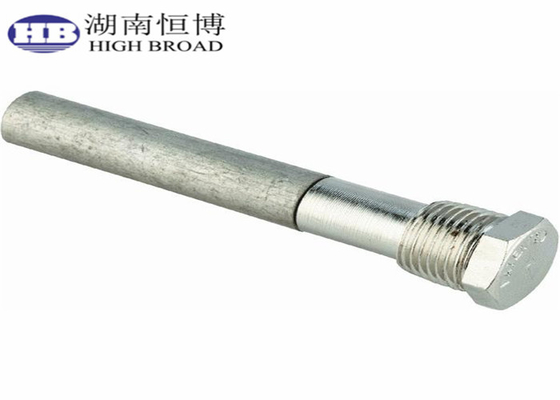 Water Heater 9-1/2&quot; Aluminum Anode Rod With Stainless Steel Plug NPT 3/4&quot;