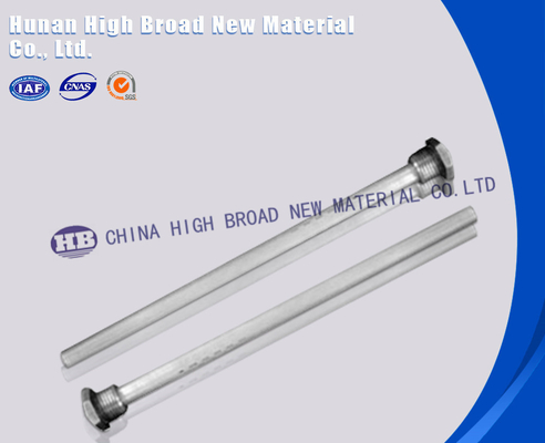 AZ63 Extruded Magnesium Anode Rod For Solar Water Heater Or AZ31