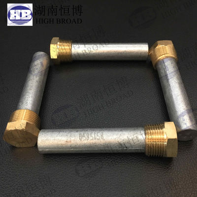 16mm Diameter 900mm Length Aluminum Alloy Flexible Link Anode Rod with 3/4 NPT Thread for Commercial Water Heaters