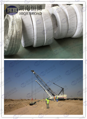 High potential HP Magnesium Ribbon / strip  Anode Rod Underground Pipelines Anti Corrosion ISO