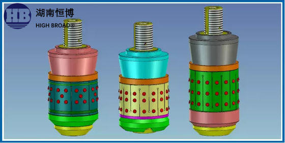 Dissolvable Magnesium Alloy Bridge Plug Used In Oil And Gas Industry , Drilling Equipment, Hydraulia Fracturing
