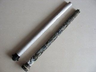 AZ31 AZ63 Magnesium Alloy Water Heater Anode Rod Bars For Galvanized Steel Caps NPT BSPT 3/4"
