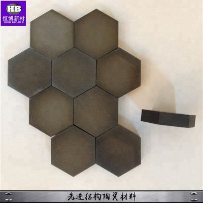Silicon Carbide Boron Carbide Square Hexagonal Ballistic Tiles For Extreme Protection
