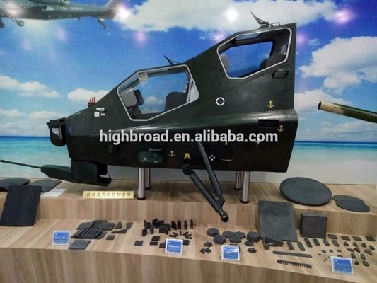 SIC B4C Tiles Ceramic Ballistic Tiles For Security Protection