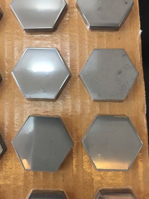 Pressureless Sintered Silicon Carbide Ceramic Tile 50x50x8mm with ≥99.0% SiC Purity for Ballistic Armor Plate