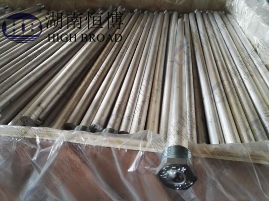 44-Inch Length 0.84-Inch Diameter Magnesium Anode Rod with H-1 AZ63C AZ31B Material for Water Heaters