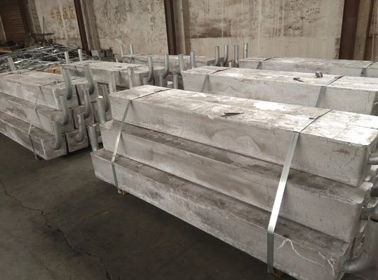 Condenser Aluminum Anode ASTM Bracelet Anodes With Chemical Al