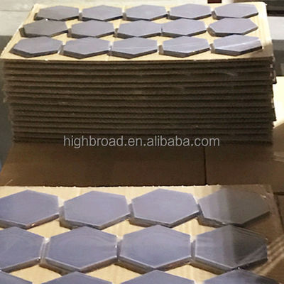 Pressureless Sintered Silicon Carbide Ceramic Tile SW30x5mm Hexagonal Tessellation Ballistic Armor Plate