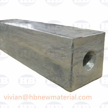 Customized Life D Trapezoid Magnesium Anode with 1.7 V Voltage for Corrosion Protection and Resistance