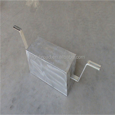 Ballast Tank Aluminum Sacrificial Anode Strip Al-Zn-In-Sn Alloy 500x100x40mm 5.5kg Marine Corrosion Protection