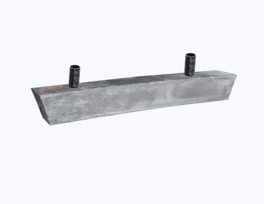 Marine Al-Zn-In Aluminum Sacrificial Anode with 2500 A.h/kg Current Capacity and ASTM B418 Standard