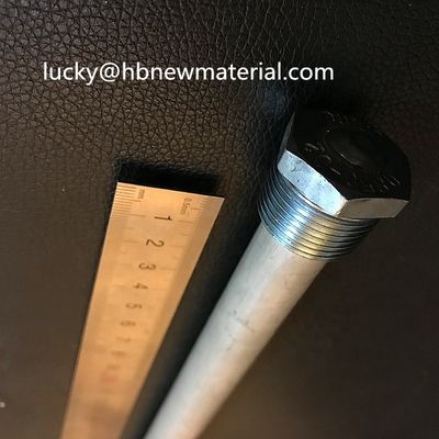 Galvanized Steel Caps Water Heater Anode Rods with Magnesium Rods