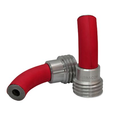 Boron Carbide Nozzle with 45 Degree Bend for Internal Surface Blasting - 127x9.5mm Sandblasting Nozzle