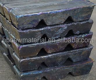 AlLi Master Alloy Ingot with 5%-10% Lithium Content for Aerospace Applications in 6-8kgs Waffle Shape