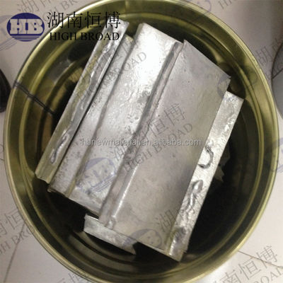 AlZn20% Alloy Ingot Aluminum Zinc Master Alloy with Zn 20% Content 6-8kgs Weight for Grain Refining