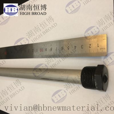 AZ31B Magnesium Anode Rod for Water Heater with Custom Size and ISO9001:2008 Certified Anti Corrosion Protection
