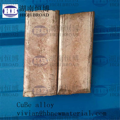 Copper Beryllium Master Alloy with 3% 4% 5% Beryllium Content for Enhanced Mechanical Properties