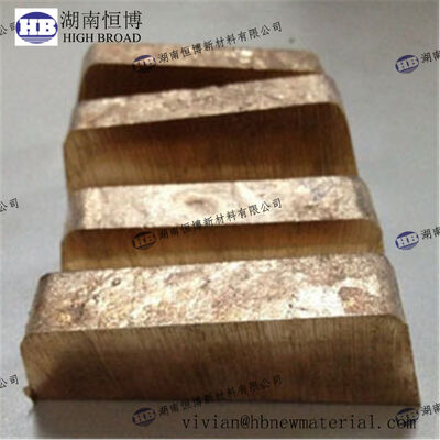 Copper Titanium Master Alloy CuTi50 with 50% Titanium Ingot Shape for Grain Refinement