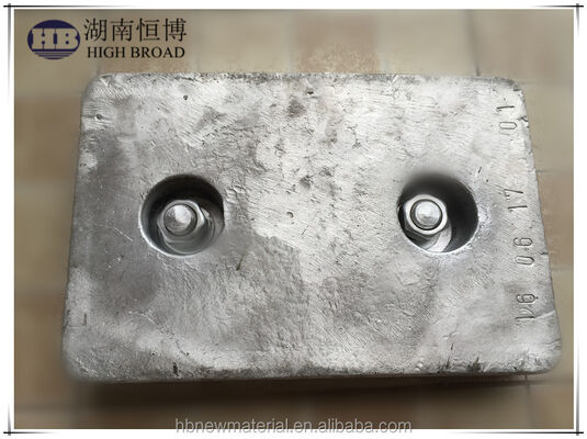 Best Selling Magnesium Aluminum Zinc Alloy Cast Sacrificial Anode for Cathodic Protection in Ship Equipment