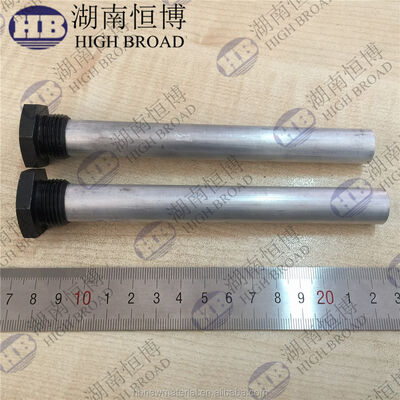 Aluminum Zinc Alloy Anode Rod for Water Heaters - Corrosion Resistant Sacrificial Anode with Custom Size Options