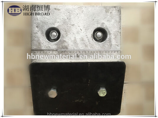 ASTM G97 Certified D Shape Marine Sacrificial Anode for Cathodic Protection