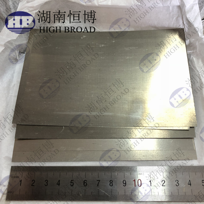 Magnesium Metal Foil Magnesium Alloy Sheet Size  0.1 X 100 X 150 Mm / Pc